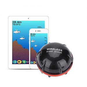 Fisher Fishfinder Fight Forfil Forfa Fish Téléphone Mobile Bluetooth Connection Bluetooth Finder Pour La Pêche Récréative Du Quai, De La Rivage Ou De La Banque, Des Kayaks, Des Bateaux