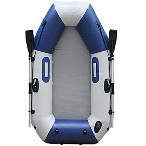 Kayak Gonflable Canoe Gonflable Kayak De Mer Ensemble De Kayak Convient Pour Les Sorties En Mer, La Pêche, La Côte Convient Pour 1-2 Personnes Peut Supporter 210 Kg ( Color : Blue , Size : 180*115cm )