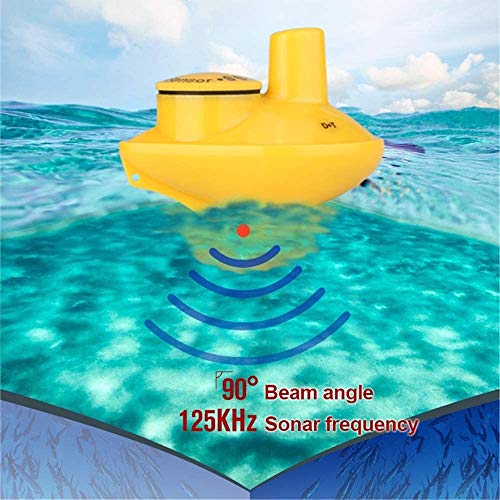 Qchea Fish Finder Recherche De PÊche DÉtecteur De PÊche Smart Smart Emtauve Portable Filler Sonar Sonar Sansar Transcauter For La PÊche À La PÊche À La Courte